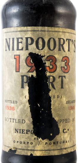 1933 Niepoort Garrafeira Porto (rótulo danificado)