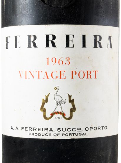 1963 Ferreira Vintage Porto (lacre danificado)