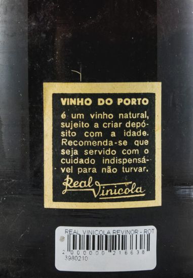 Real Vinícola Revinor Port (damaged label)
