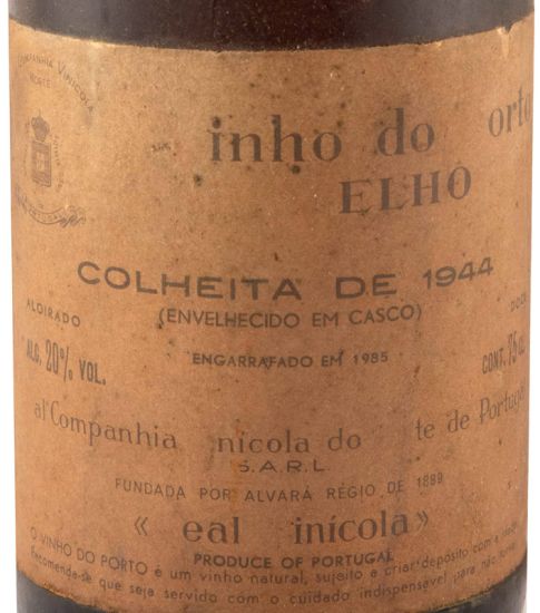 1944 Real Vinícola Colheita Porto (rótulo danificado)