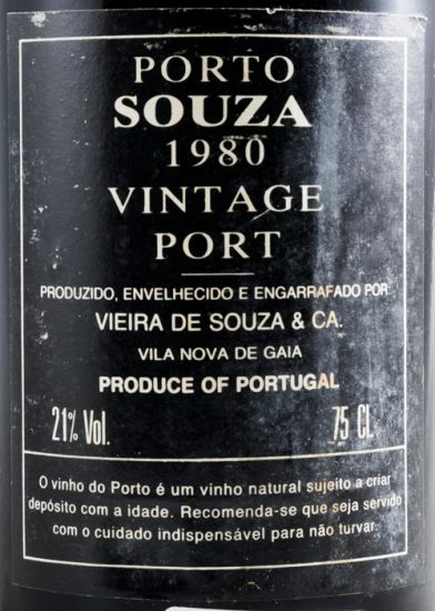 1980 Souza Vintage Porto