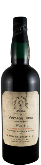 1932 Gonzalez Byass Vintage Porto (garrafa alta)