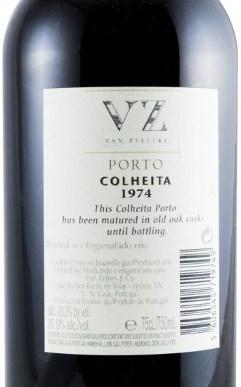 1974 Van Zeller Colheita Porto