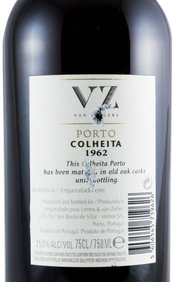 1962 Van Zeller Colheita Porto