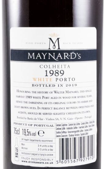 1989 Maynard's White Porto