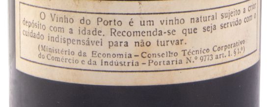 1890 Souza Guedes Carvalhas Colheita Port