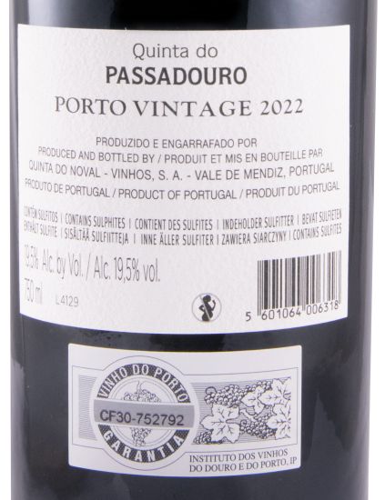2022 Quinta do Passadouro Vintage Porto