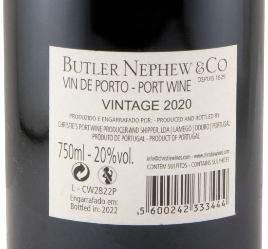 2020 Butler Nephew Vintage Porto