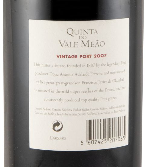 2007 Quinta do Vale Meão Vintage Porto