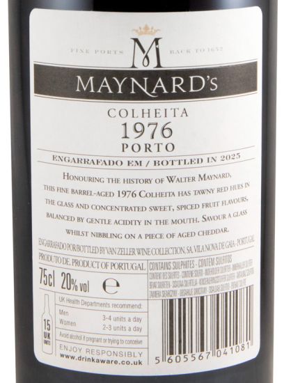 1976 Maynard's Colheita Port
