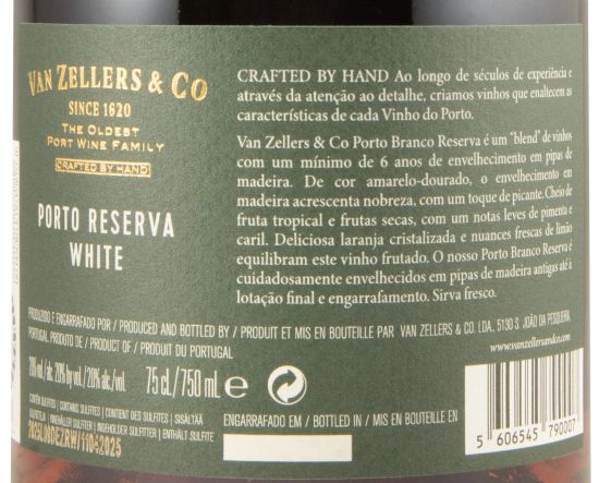 Van Zellers Branco Reserva Porto