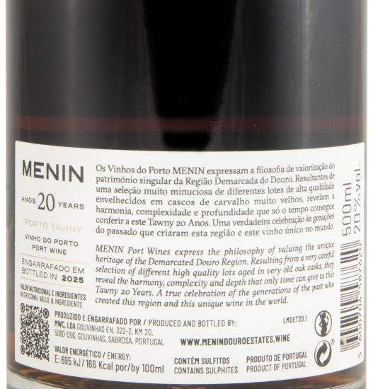 Menin Tawny 20 years Port 50cl