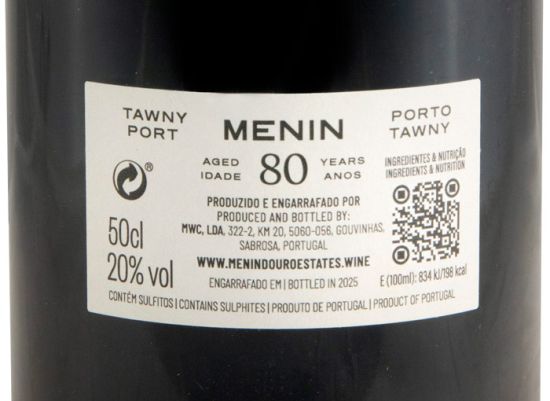Menin Tawny 80 years Port 50cl