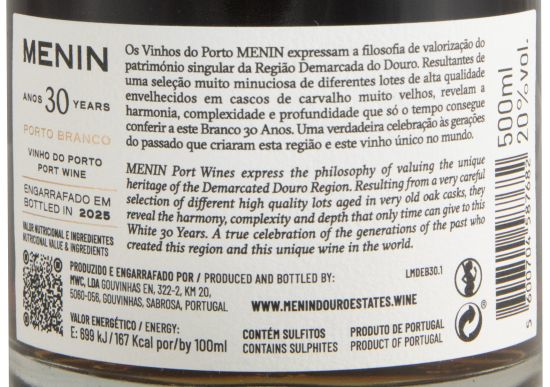 Menin White 30 years Port 50cl