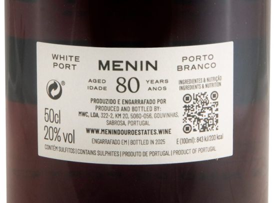 Menin White 80 years Port 50cl
