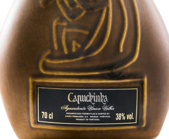Aguardente Vínica Capuchinha Velha (garrafa em grés)