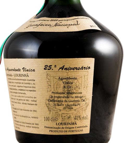 Aguardente Vínica Lourinhã XO c/Diploma 1L
