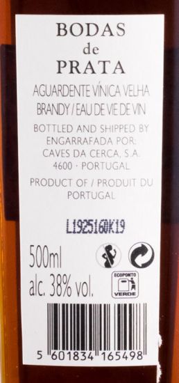 Wine Spirit Caves da Cerca Bodas de Prata 50cl