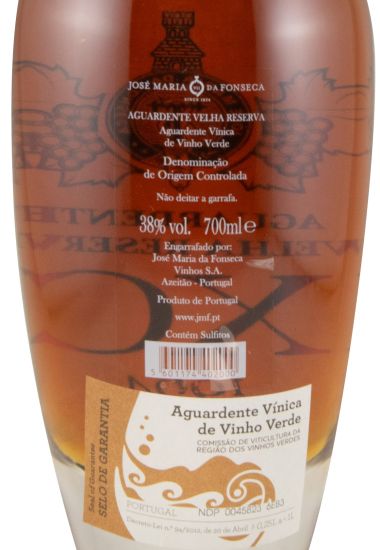 1964 Aguardente Vínica José Maria da Fonseca Velha Reserva