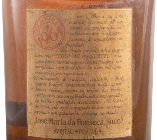 1964 Wine Spirit José Maria da Fonseca Velha Reserva (former bottle)