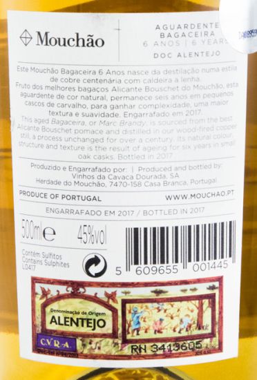 Grape Spirit Mouchão Velha 6 years 50cl