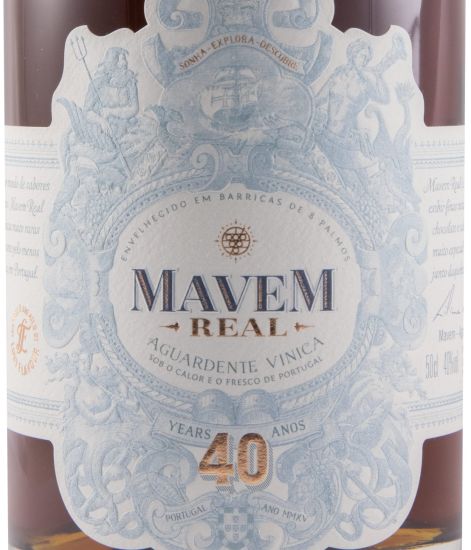 Aguardente Vínica Mavem Real 40 anos 50cl