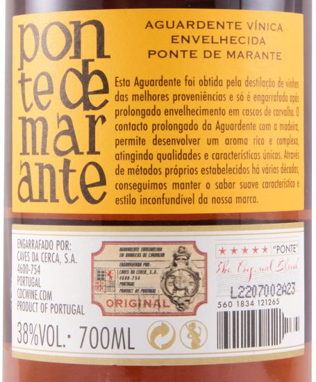 Aguardente Vínica Ponte de Marante Original