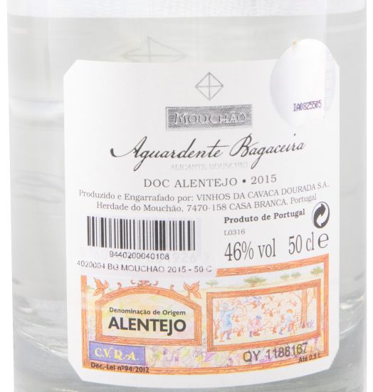2015 Aguardente Bagaceira Mouchão 50cl