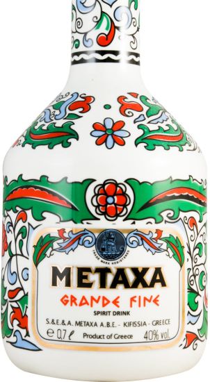 Brandy Metaxa Grand Fine (garrafa em cerâmica