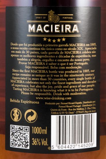 Brandy Macieira 5 Stars 1L