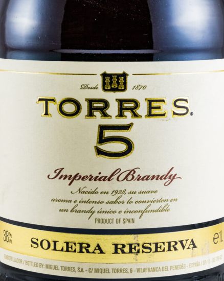 Brandy Torres Solera Reserva 5 anos 1L