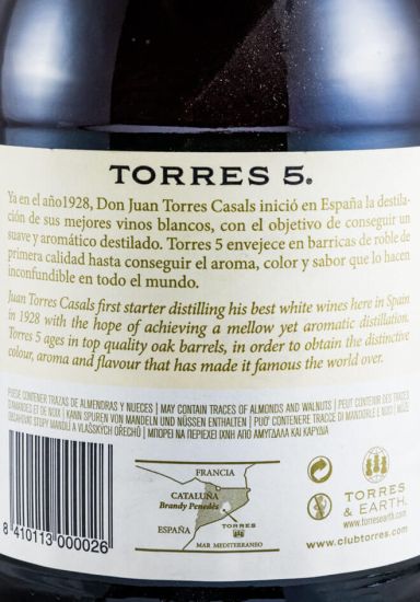 Brandy Torres Solera Reserva 5 anos 1L