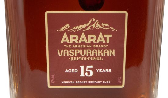 Brandy Ararat Vaspurakan 15 anos 50cl