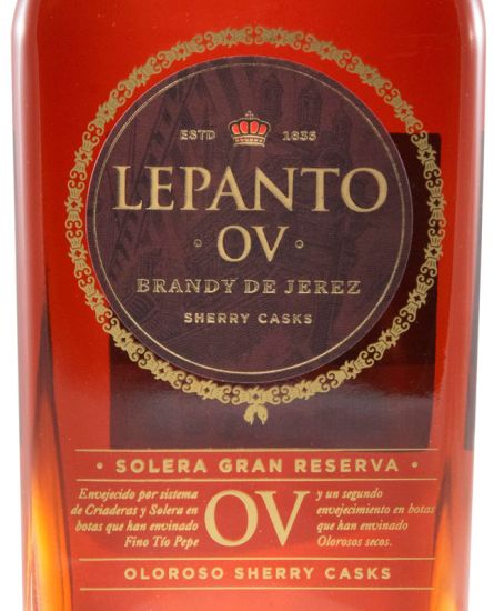 Brandy Lepanto OV Sherry Casks Solera Gran Reserva