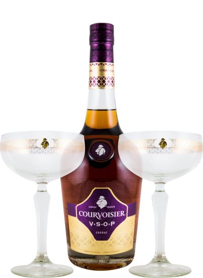 Cognac Courvoisier VSOP c/2 Copos