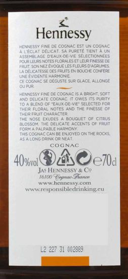 Cognac Hennessy Fine