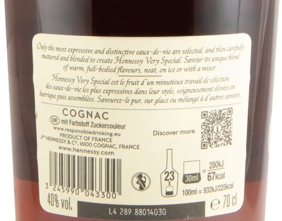Cognac Hennessy VS