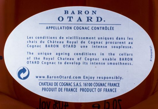 Cognac Baron Otard XO Gold