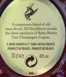 Cognac Rémy Martin XO Excellence Gold