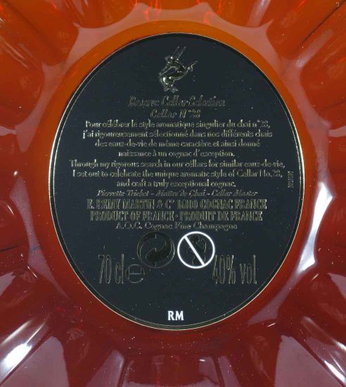 Cognac Rémy Martin Cellar N.º 28 Reserve Cellar Selection
