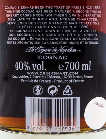 Cognac Courvoisier Spanish Sherry Casks Master's Cask Collection