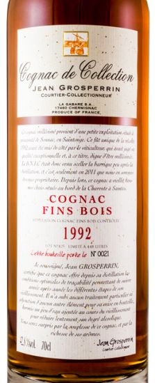 1992 Cognac Grosperrin Fins Bois