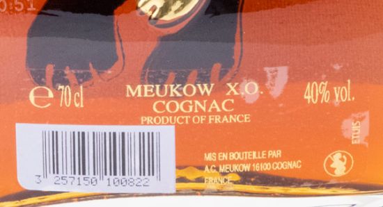 Cognac Meukow XO Gold Panther