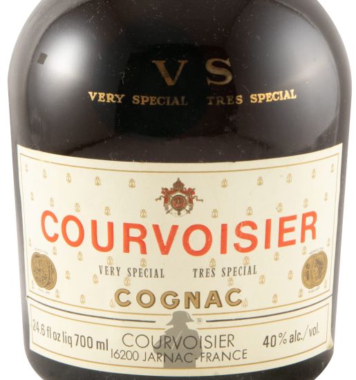 Cognac Courvoisier VS (rótulo dourado)
