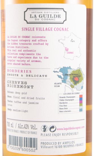 2010 Cognac La Guilde du Cognac Cherves Richmont Borderies