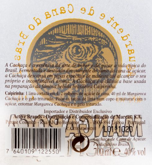 Spirit Cachaça Mangaroca