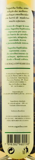 Cachaça Sagatiba Velha