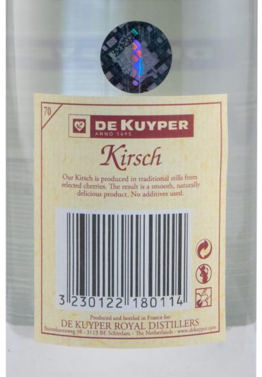 Aguardente Kirsch De Kuyper