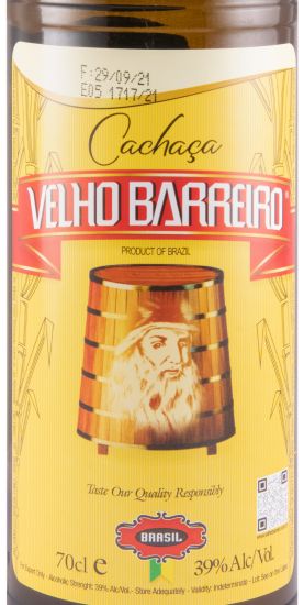 Cachaça Velho Barreiro