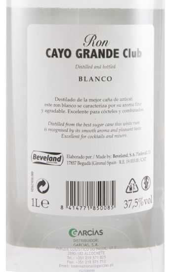 Rum Cayo Grande Club Blanco 1L
